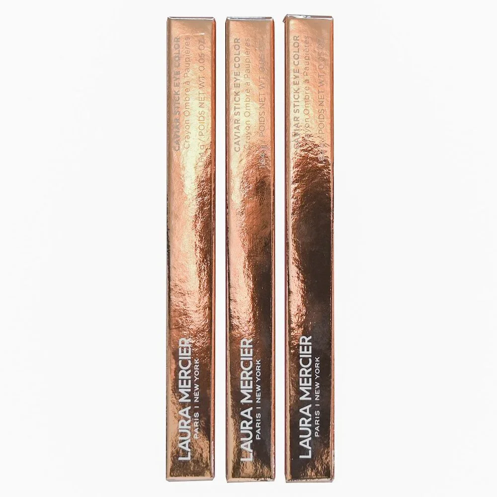 Laura Mercier Set of 3 Rose Caviar Stick Eye Color Shadow